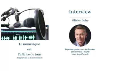 Conseil RGPD pour petites structures: interview d’Olivier Bohy, expert indépendant en protection des données personnelles